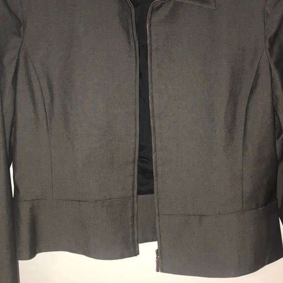 Jones Wear Size 14 stretch zipper it gray jacket - Picture 6 of 9